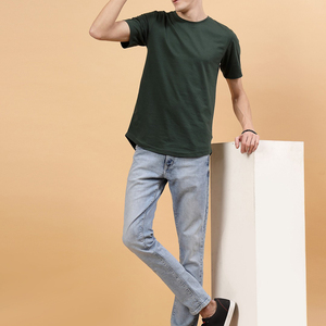 Camiseta de hombre de calidad de marca al por mayor 100% algodón cuello redondo en Nuevo diseño de moda camiseta transpirable de manga corta de secado rápido - Product Image 3
