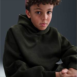 Sweat à capuche premium 100% coton lourd à fermeture éclair brodé 350 grammes épaules tombantes coupe régulière surdimensionnée streetwear automne - Product Image 2