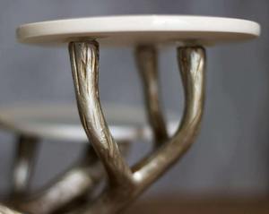 Présentoir à gâteau en métal de haute qualité pour la décoration de mariage et de maison, article de luxe personnalisé de créateur Offre Spéciale - Product Image 4