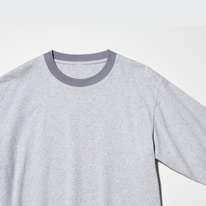 Camiseta de Cuello Redondo Oversize de Algodón AIRism Personalizada para Hombre (Manga Corta) - Product Image 1