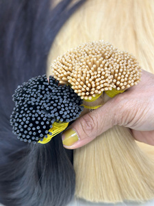 Extensiones de Cabello Humano Remy Vietnamita 100% al por Mayor, Doble Trama, Liso, con Queratina, Puntas en I Pre-Adheridas - Product Image 1