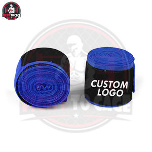 Vendas de Boxeo de Algodón Duradero, Color Azul y Negro, Alta Calidad, Certificación CE, Unisex, para Fitness y Culturismo, Resistentes y Cómodas - Product Image 5