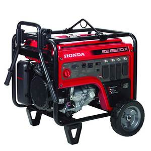 Generador Portátil Honda EB6500X1AN2 de 6500 Vatios con Kit de Ruedas y CO Minder, 380V AC 60Hz - Product Image 1