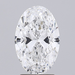 Diamante Cultivado en Laboratorio de Corte Ovalado de 2.84 Ct, Color E, Certificado IGI, Claridad VS2, Marca Rising Diamond, Anillo de Compromiso Personalizado - Product Image 1