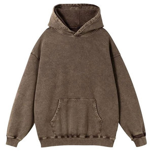 Sweat à capuche en molleton lavé à l'acide personnalisé de meilleure qualité 100% coton nouveau style OEM fabriqué au Pakistan - Product Image 3