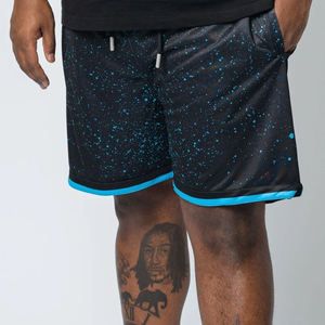 กางเกงขาสั้นตาข่ายบาสเก็ตบอลแบบปรับแต่งได้สำหรับเล่นกีฬาฤดูร้อนสไตล์สตรีท - Product Image 3