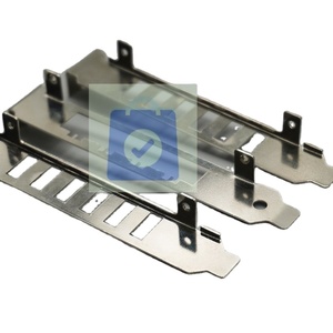 Soportes PCI de ordenador niquelados fabricación estampados de chapa de acero personalizados EE. UU. - Product Image 1