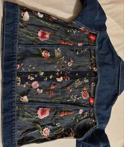 2025 Services OEM hiver femmes veste en jean qualité supérieure respirant couleurs personnalisées propre Logo imprimé installations - Product Image 3