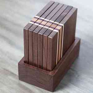 Meilleures ventes avec conception de prix bon marché et sous-verres en bambou fabriqués exportateur de bois de manguier rond de l'Inde avec une qualité supérieure - Product Image 6