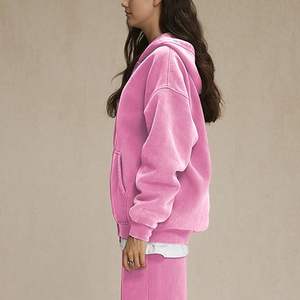 Stylish Acid Wash <b>Zip</b> <b>Up</b> Hoodies <b>Men</b> Custom Embroidery Streetwear Gym Wear Hooded Jackets Premium OEM Wholesale Supplier - Product Image 6