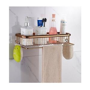 Fournisseur en gros Étagère de rangement de salle de bain couleur or Étagère de salle de bain de la meilleure qualité personnalisée - Product Image 2
