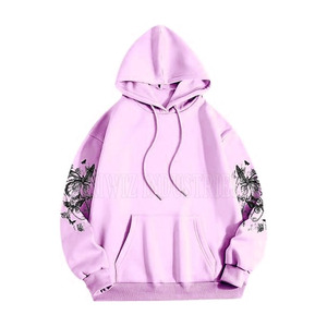 Ropa de calle de manga larga Sudaderas con capucha bordadas de moda para mujer hechas en el mejor material Sudaderas con capucha bordadas - Product Image 1