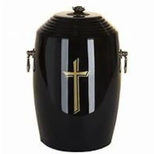 新しい卸売カスタムアートメタル記念品火葬壷葬儀用品人間の灰のための壷葬儀は用品を製造します