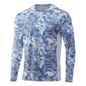 Camiseta de Pesca con Capucha, Protección Solar UPF 50, Manga Larga, Sublimada, Ecológica, para Exteriores, Estilo Playero - Product Image 2