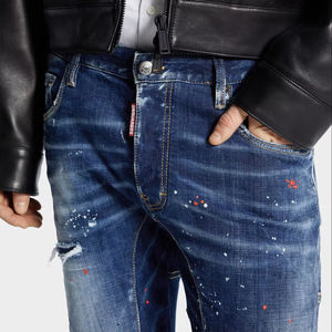 Jeans délavés à l'acide pour hommes pour un usage quotidien et décontracté - Product Image 1