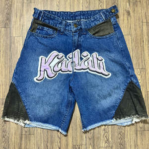 Top fabricant de shorts en jean pour hommes avec taille personnalisée Top tendance nouveau design shorts en denim en vrac - Product Image 1