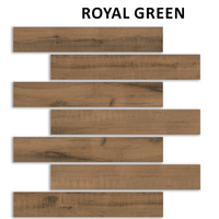 Motif à chevrons de carreaux de planches de bois en porcelaine 20X120 cm pour murs et sols Carreaux de parquet Surface mate rugueuse