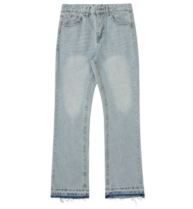 Jeans en denim pour hommes de qualité supérieure 2025, jeans décontractés à coupe ample, jeans surdimensionnés pour hommes, pantalon droit taille haute pour hommes, denim délavé à l'acide - Product Image 2