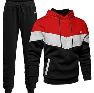 Chándales de Jersey para hombre de estilo informal hechos a medida en color sólido, chándal transpirable cómodo, chándal de moda - Product Image 6