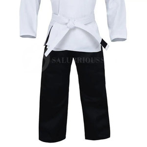 Uniforme de Karate para hombre de último diseño al por mayor patrón personalizado estilo elástico 100% conjuntos de ropa de lucha de algodón - Product Image 4