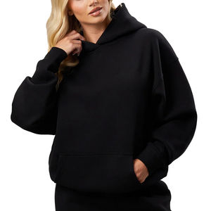Hoodies personnalisés pour femmes grandes tailles, décontractés, en coton tissé, surdimensionnés, 220/240 g/m², respirants, pour l'automne, fabrication sur mesure, numériques - Product Image 3