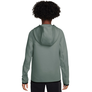 Taille personnalisée 100% doux coton Tech polaire Plaid motif respirant fermeture éclair à capuche pour enfants garçons filles XL décontracté hiver - Product Image 2