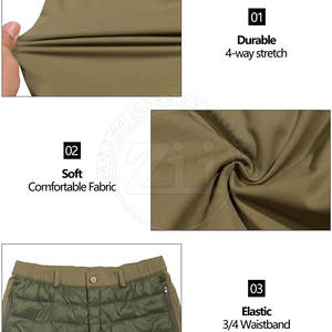 Pantalon de sport pour homme léger, best-seller, pantalon matelassé décontracté, coupe droite, taille moyenne, de haute qualité - Product Image 5