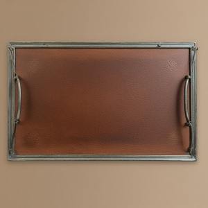 ถาดหนังร่วมสมัยที่มีการออกแบบที่เรียบง่ายและฐานที่แข็งแกร่งให้การผสมผสานที่สมบูรณ์แบบของความทนทานและสไตล์ที่ซับซ้อน - Product Image 4