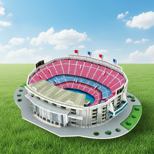 Cổ Điển Sân Vận Động Bóng Đá Campnou Sân Vận Động <span class=keywords><strong>3D</strong></span> Câu Đố Câu Lạc Bộ Bóng Đá Sân Vận Động Thu Nhỏ | Handmade Tông Câu Đố Trang Trí Quà Tặng - Product Image 1