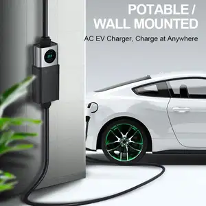 BOSDANTUN IEC 62196 Type 2 Portable EV Charger 7KW 11KW 22KW Electric Vehicle Car Charger 16A 32A Type 2 EV Charger For Home