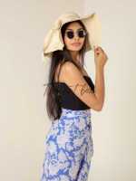 Marque de luxe indienne Designer Coton Sarong Unique Floral Imprimé Court Bikini Cover-Up Pareo pour Femmes et Filles Beach Wear