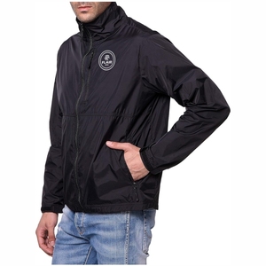 Men's <b>Lightweight</b> Windbreaker <b>Jacket</b> with Security Zipper Pockets and Adjustable Cuffs - Product Image 4