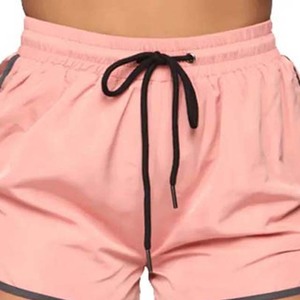 Shorts de sport pour femmes Streetwear Cordon de serrage Taille Polyester Spandex Respirant Vêtements pour femmes Shorts OEM Design personnalisé - Product Image 2
