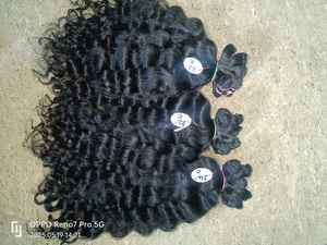 100% cabello humano virgen rizado profundo indio de alta calidad, cabello Remy, extensiones de cabello, cierres, pelucas de encaje - Product Image 2