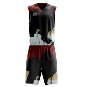 Ensemble de maillot et short de basket-ball de qualité supérieure, en polyester léger, matière respirante et séchage rapide, confortable à porter - Product Image 4