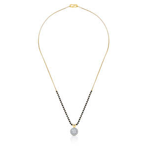 สร้อยคอทองคำเรืองแสงสไตล์โมเดิร์นสำหรับผู้หญิง ดีไซน์สวยงาม - Product Image 2