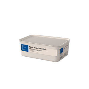 Plastic <b>Storage</b> Bins & <b>Boxes</b> ROTHO MD10l Beige 6-Pack - Product Image 3