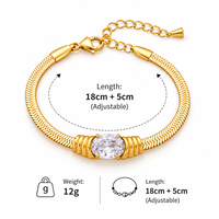 Ensemble de bijoux en acier inoxydable de qualité supérieure, élégant et moderne, avec chaîne serpent, pour fêtes, mariages, occasions professionnelles, anniversaires