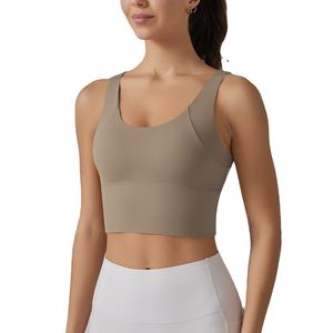 Soutien-gorge de yoga confortable, rembourré, sans armatures, léger, respirant, réversible, pour le sport et la gym, pour femmes - Product Image 5