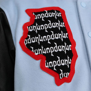 Chaqueta Varsity Personalizable para Hombre, Chaqueta de Invierno de Lana con Bordado Chenille al por Mayor, Chaqueta Varsity de Moda Urbana - Product Image 4