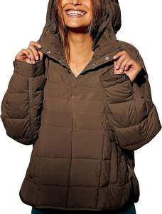 Surdimensionné Pull Puffer Veste pour Femmes à Manches Longues Matelassé Hoodies Manteaux D'hiver Survêtement - Product Image 6