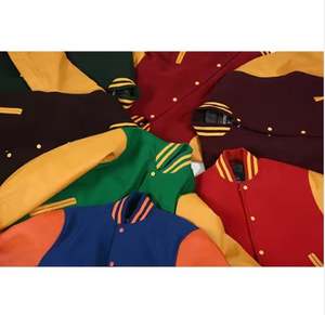 Vente en gros de vestes Letterman Varsity pour hommes vestes personnalisées sublimation bombardier veste universitaire de baseball pour hommes 2025 - Product Image 6