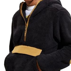 New Arrival OEM Winter Clothes <b>Men</b> <b>Fleece</b> <b>Men's</b> <b>Hoodie</b> Sweatshirt Winter Warm Thick Hoodi <b>Sherpa</b> <b>Hoodie</b> - Product Image 2