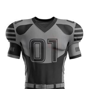 Vêtements de sport, uniforme de football américain uni, manches courtes, grande taille, séchage rapide, service OEM personnalisé - Product Image 3