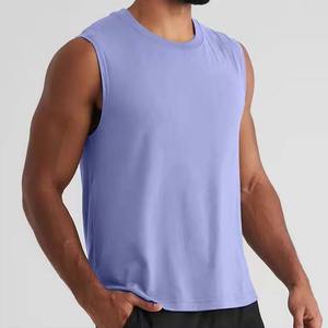 Camisetas sin mangas de culturismo de secado rápido para hombre, camiseta sin mangas para gimnasio, camiseta informal, chaleco de verano, camiseta sin mangas de algodón transpirable para hombre - Product Image 4
