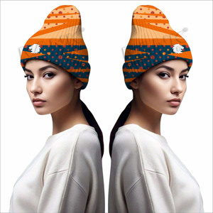 Nouveaux bonnets en jacquard pour femmes de haute qualité, services OEM, fabrication au Pakistan, prix bas, bonnets pour femmes - Product Image 3