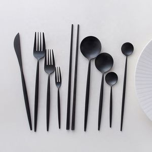Ensemble de couverts au design élégant poli miroir en acier inoxydable de qualité supérieure cuillère fourchette couteau couverts à bon prix - Product Image 2