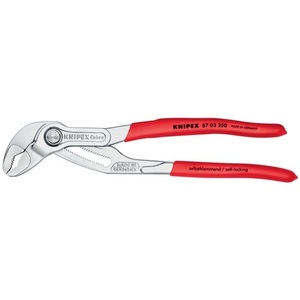 Pince à pompe à eau Cobra 250 mm, largeur de serrage 46 mm, chromée, revêtement plastique, pêche, KNIPEX - Product Image 5