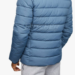 Chaqueta Acolchada Informal con Capucha para Hombre, Nueva Colección de Invierno, con Cierre, Mangas Largas, Resistente al Viento e Impermeable, Nailon/Poliéster, 100% Fibra de Poliéster - Product Image 3