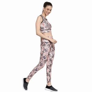 Ropa deportiva para mujer, conjunto de Yoga, trajes de gimnasio de 2 piezas, Sujetador deportivo para Fitness y mallas, ropa de entrenamiento para mujer, conjunto de Yoga - Product Image 4